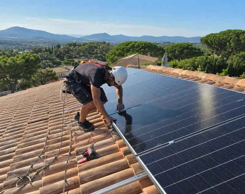 Installateur panneaux solaires Le Busseau — pose photovoltaïque sur toiture